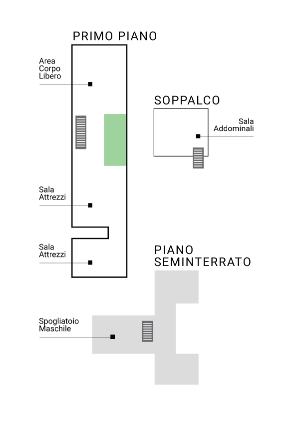 Palestra Ricciardi PIANTA - Altri Piani Palestra Ricciardi PIANTA - Altri Piani